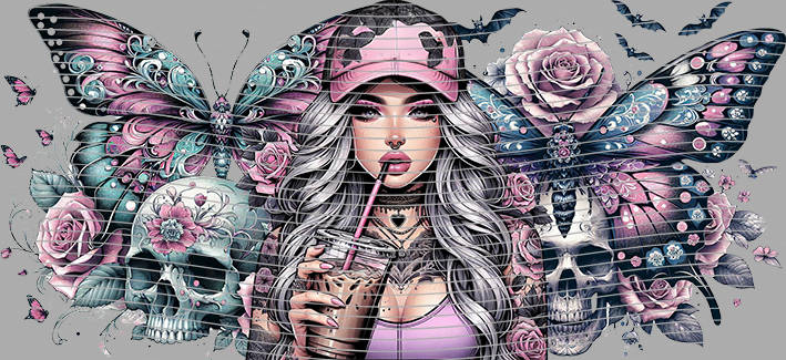 16oz Sunflower Girl-SU-386